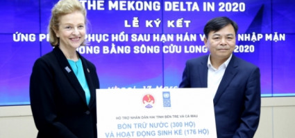 Lễ ký kết: Ứng phó và phục hồi sau hạn hán và xâm nhập mặn tại Đồng bằng sông Cửu Long